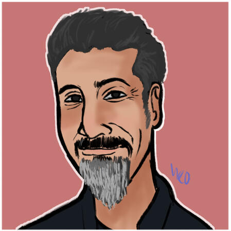Serj Tankian Retrato #1: Serj Tankian, cantante estadounidense